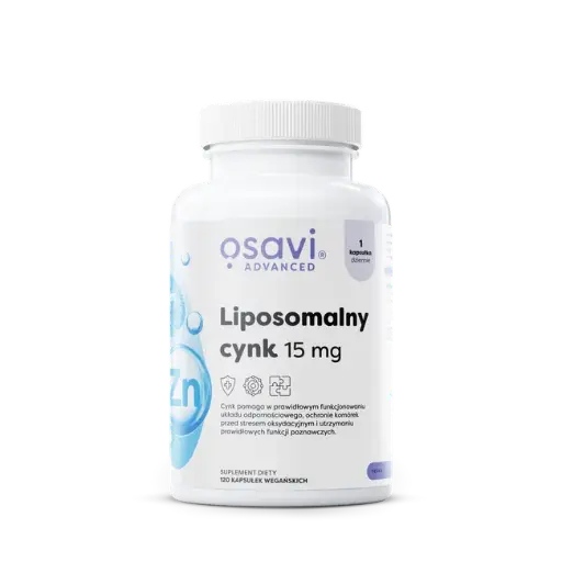 [5904139927441] Osavi Liposomalny Cynk 15mg x 120 kaps.