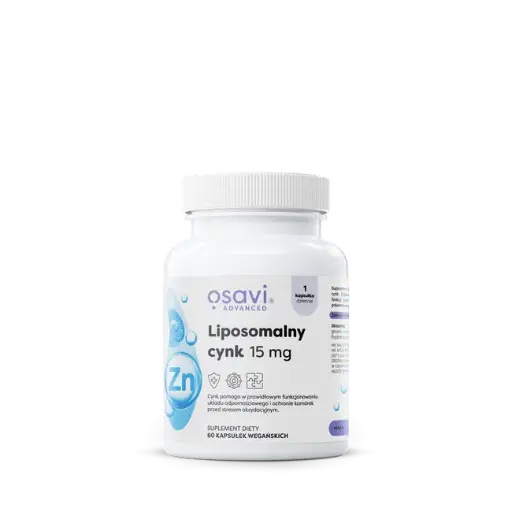 [5904139927458] Osavi Liposomalny Cynk 15mg x 60 kaps.