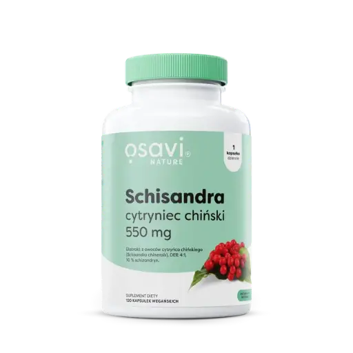 [5904139927380] Osavi Schisandra Cytryniec Chiński 550mg x 120 kaps.