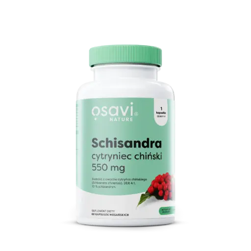 [5904139927397] Osavi Schisandra Cytryniec Chiński 550mg x 60 kaps.