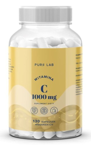 [5902479614168] Aura Herbals Pure Lab Witamina C 1000mg x 130 kaps.
