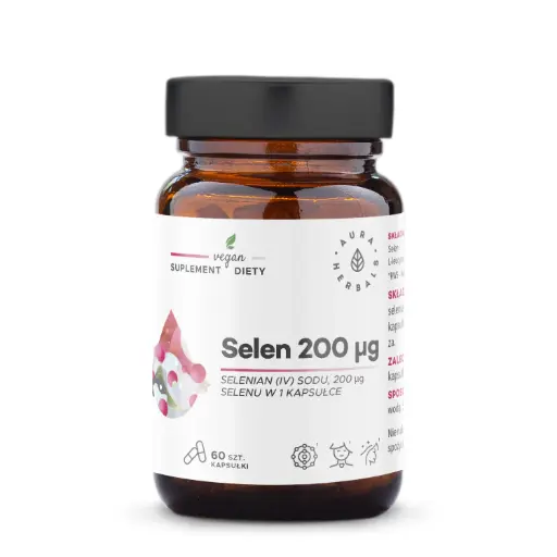 [5902479614595] Aura Herbals Selen 200 µg x 60 kaps.