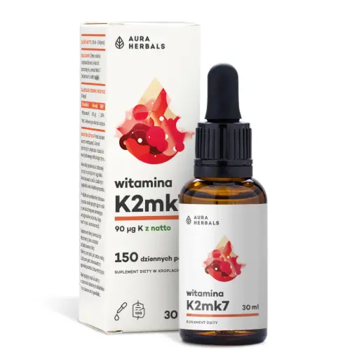 [5902479610313] Aura Herbals Witamina K2 90µg (krople) x 30ml