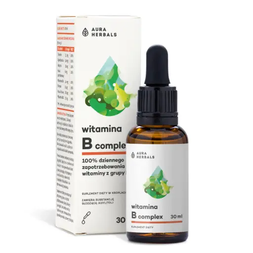 [5902479613901] Aura Herbals Witamina B Complex (krople) x 30ml