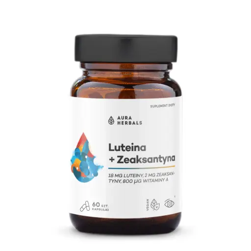 [5902479615905] Aura Herbals Luteina + Zeaksantyna x 60 kaps.