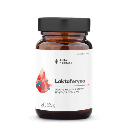 [5902479616124] Aura Herbals Laktoferyna 100mg x 60 kaps.