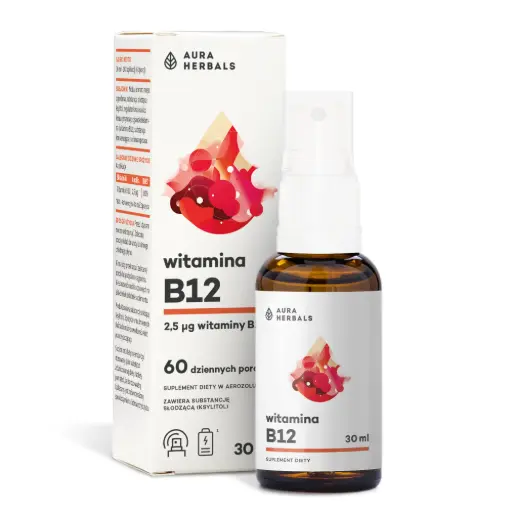 [5902479610542] Aura Herbals Witamina B12 (aerozol) x 30ml
