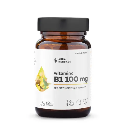 [5902479615783] Aura Herbals Witamina B1 100mg x 60 kaps.