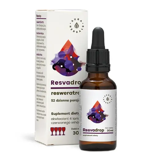 [5902479610702] Aura Herbals Resvadrop Resweratrol (krople) x 30ml