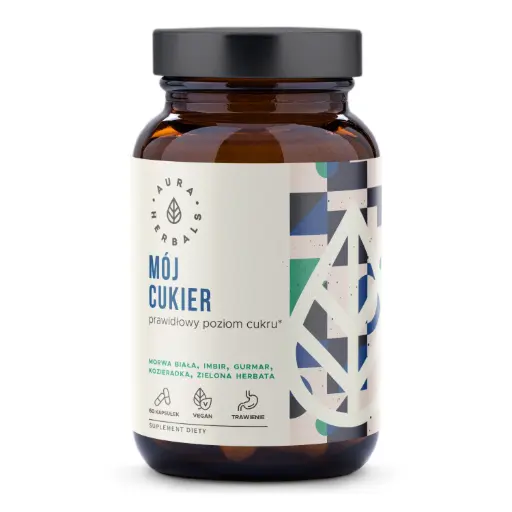 [5902479612331] Aura Herbals Mój Cukier x 60 kaps.