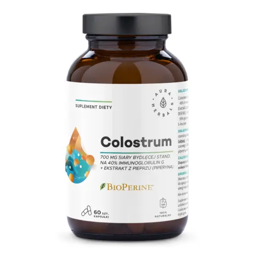 [5902479615417] Aura Herbals Colostrum 700mg x 60 kaps.