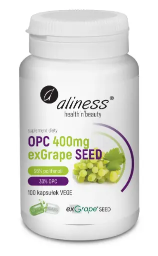 [5903242581298] Aliness OPC exGrapeSeeds 400mg x 100 kaps.
