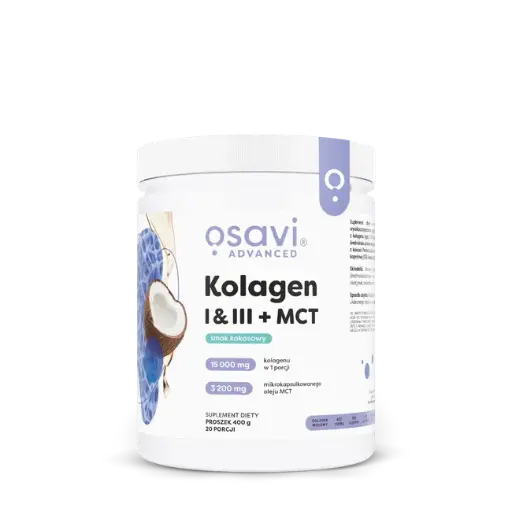 [5904139925966] Osavi Kolagen I & III + MCT (kokos) x 400g