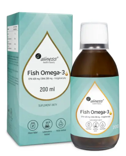 [5903242585708] Aliness Fish Omega 3 Trójglicerydy 18/12 x 200ml 